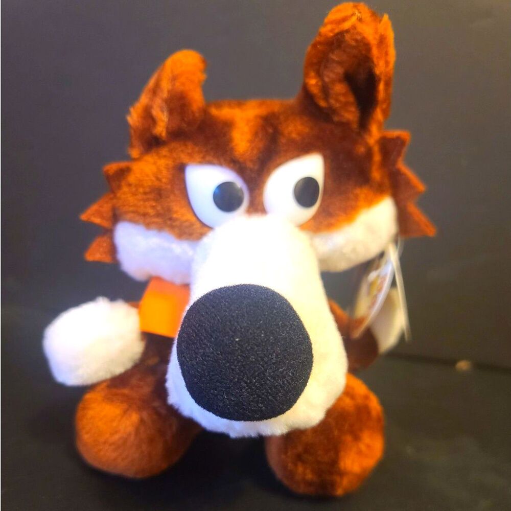Retro Peliko Plushie 80s Mascot Toy Collectible Decor Stuffed Animal